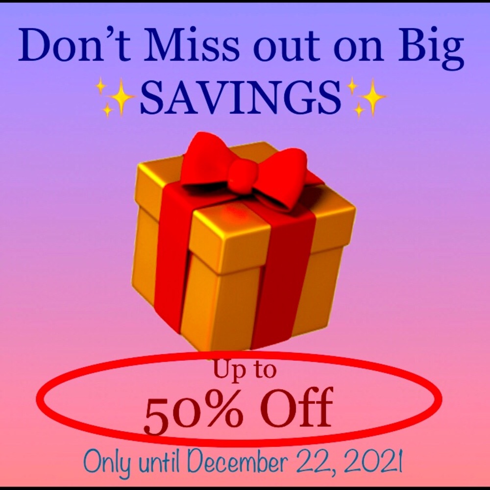 SALE ✨Up to 50% Off✨ for a limited time
